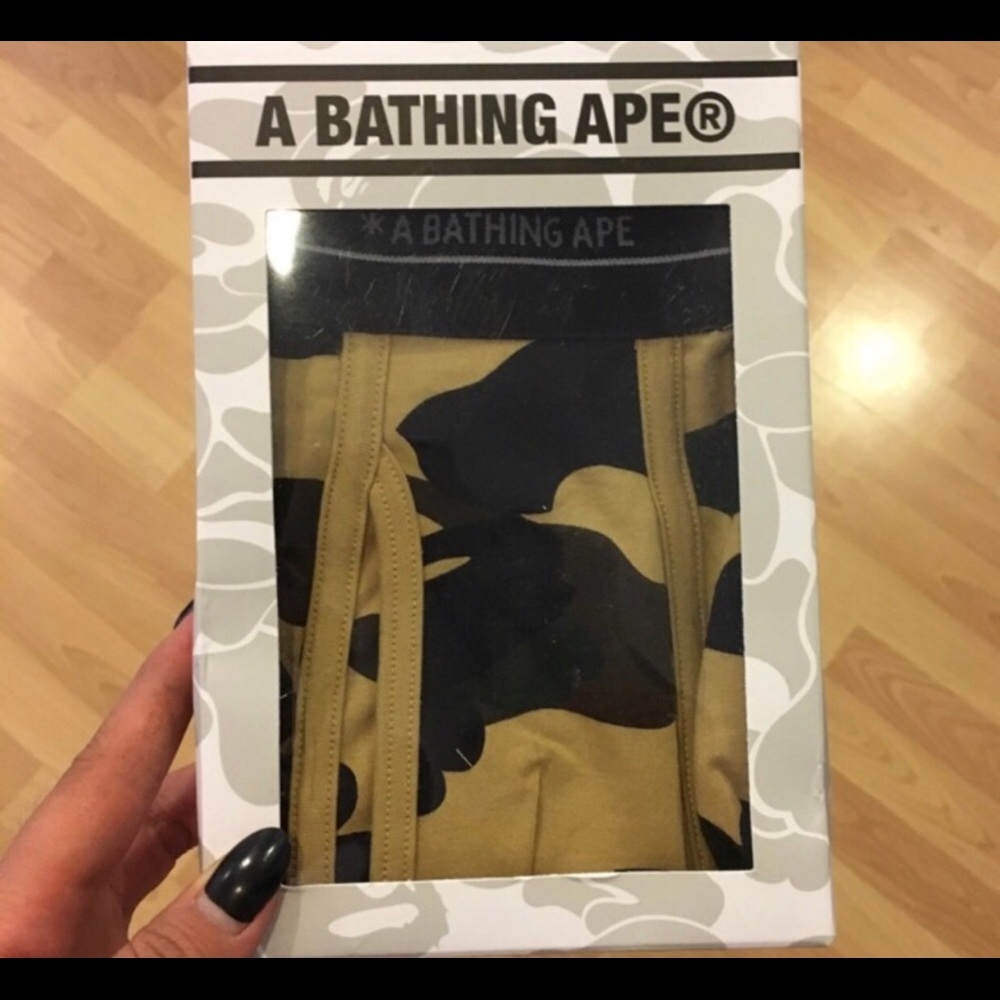 A bathing ape briefs.